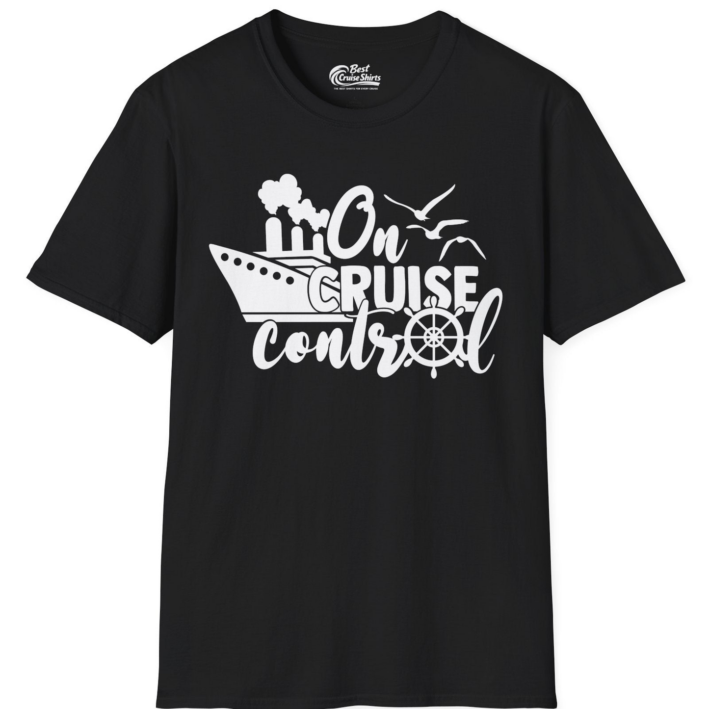 On Cruise Control Shirt T-Shirt – Black – Best Cruise Shirts