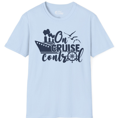 On Cruise Control Shirt T-Shirt – Light Blue – Best Cruise Shirts