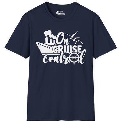 On Cruise Control Shirt T-Shirt – Navy – Best Cruise Shirts