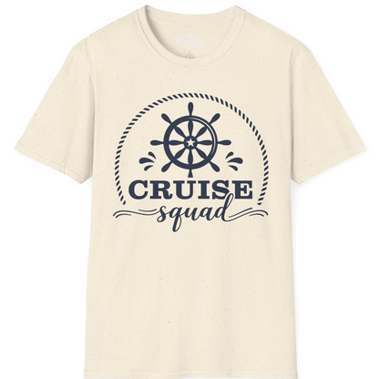 Cruise Squad Nautical Wheel Shirt T-Shirt – Natural – Best Cruise Shirts