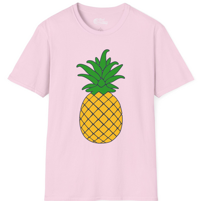 Cartoon Pineapple Graphic Shirt T-Shirt – Light Pink – Best Cruise Shirts