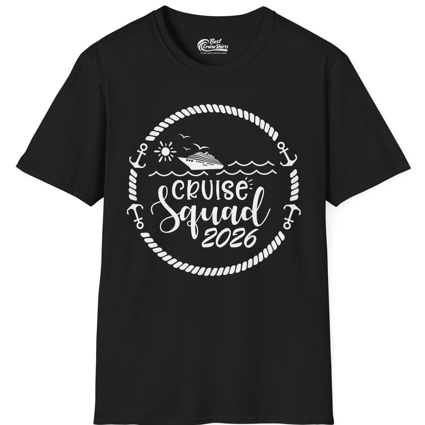 Cruise Squad 2026 Shirt T-Shirt – Black – Best Cruise Shirts