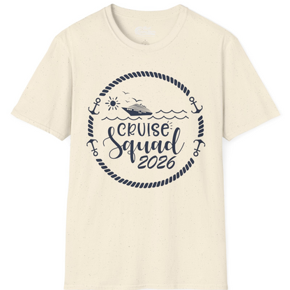 Cruise Squad 2026 Shirt T-Shirt – Natural – Best Cruise Shirts