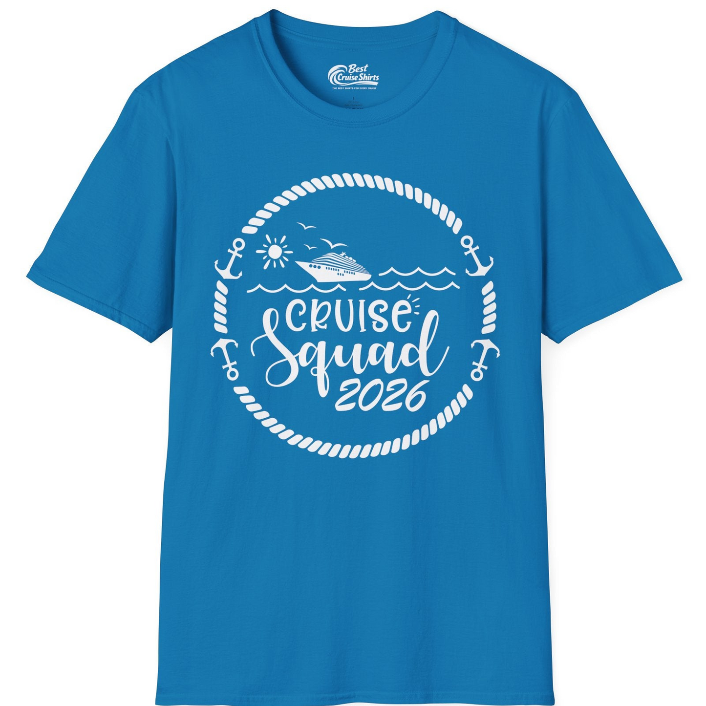 Cruise Squad 2026 Shirt T-Shirt – Sapphire – Best Cruise Shirts