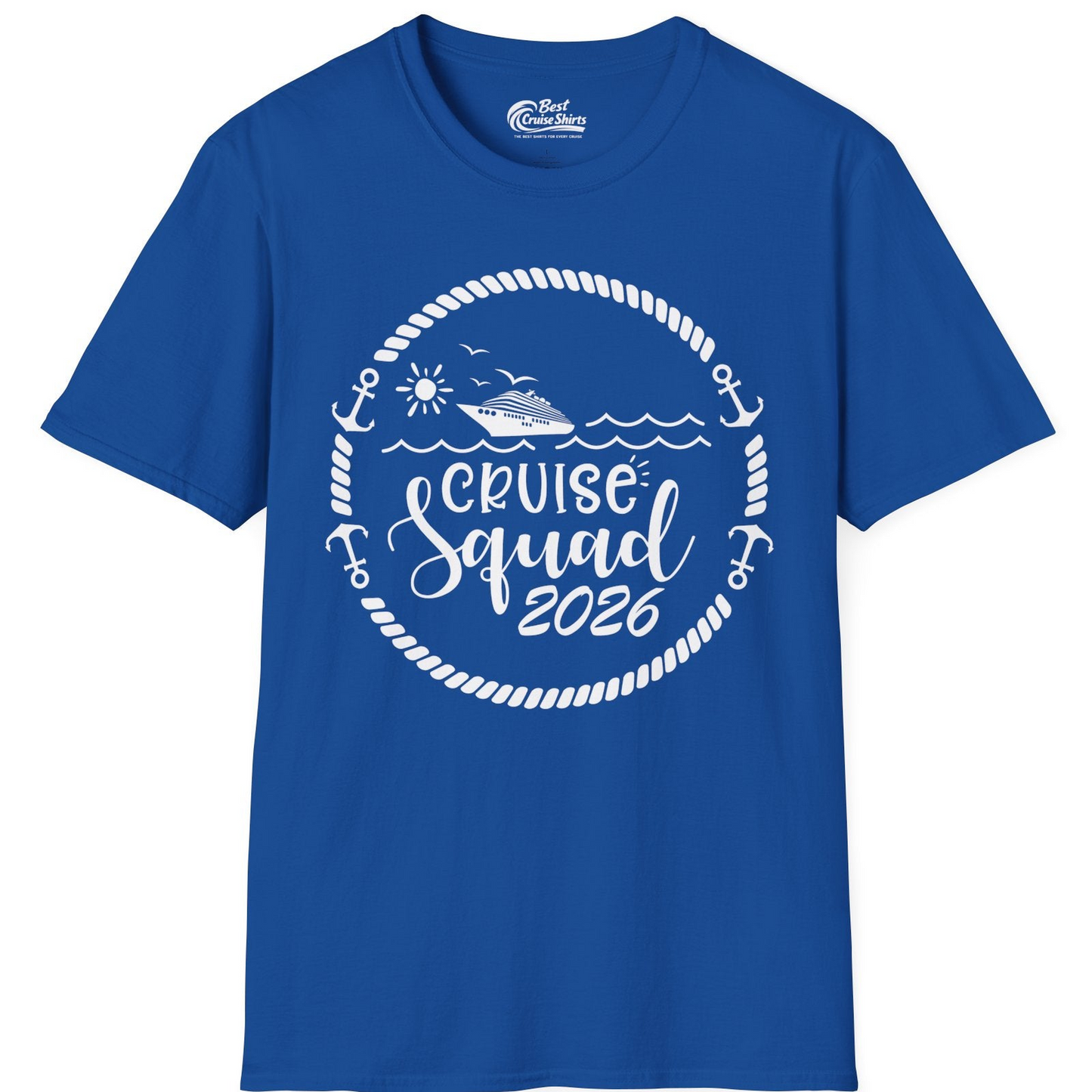 Cruise Squad 2026 Shirt T-Shirt – Royal – Best Cruise Shirts