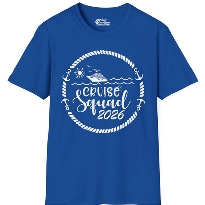 Cruise Squad 2026 Shirt T-Shirt – Royal – Best Cruise Shirts