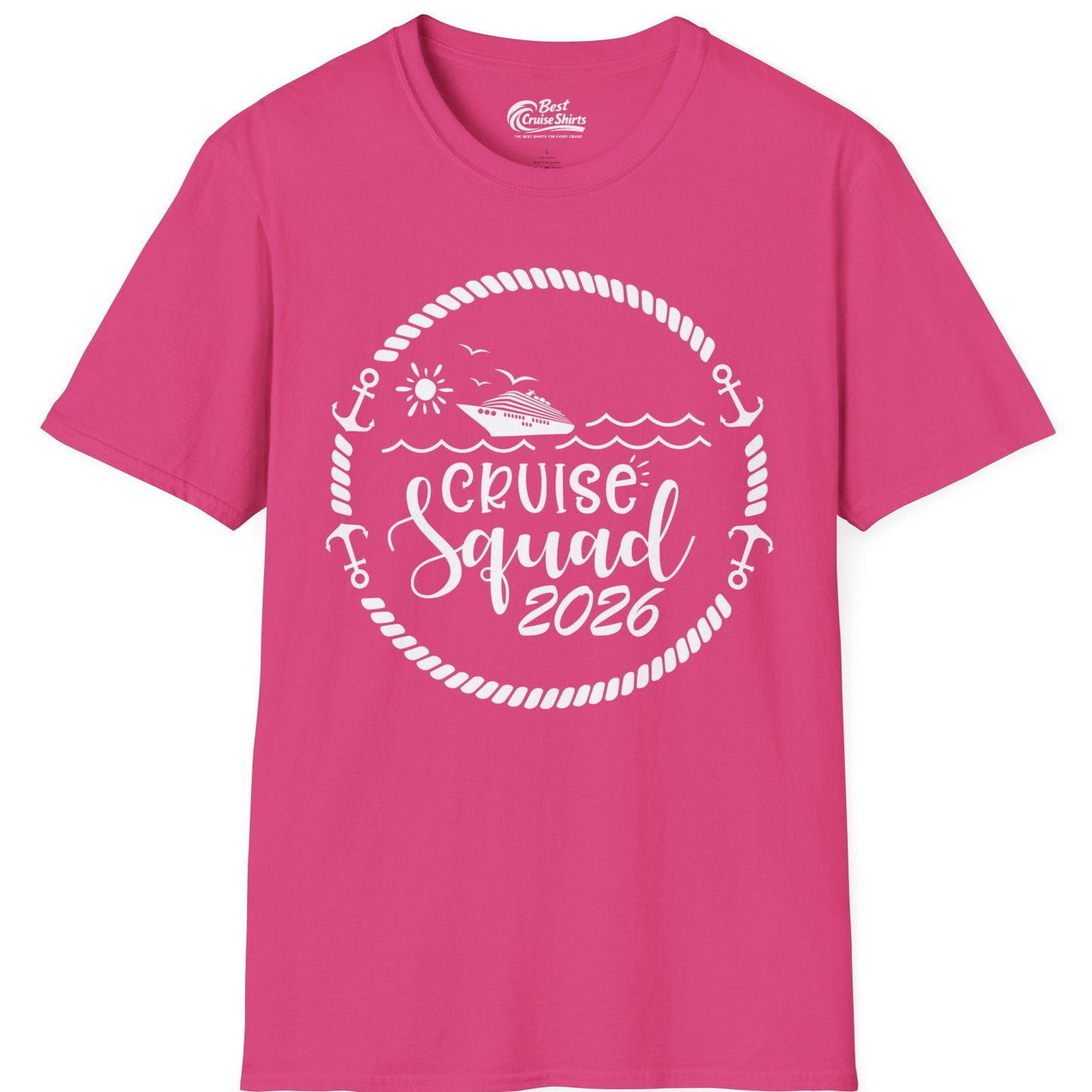 Cruise Squad 2026 Shirt T-Shirt – Heliconia – Best Cruise Shirts