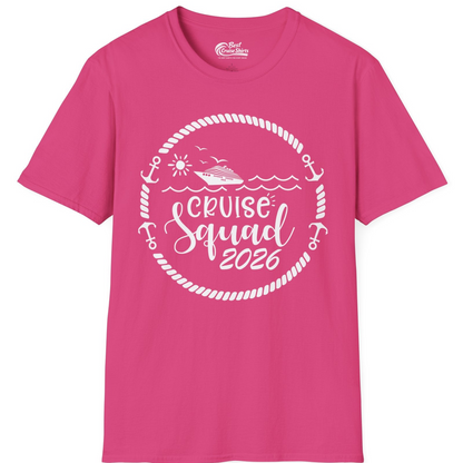 Cruise Squad 2026 Shirt T-Shirt – Heliconia – Best Cruise Shirts