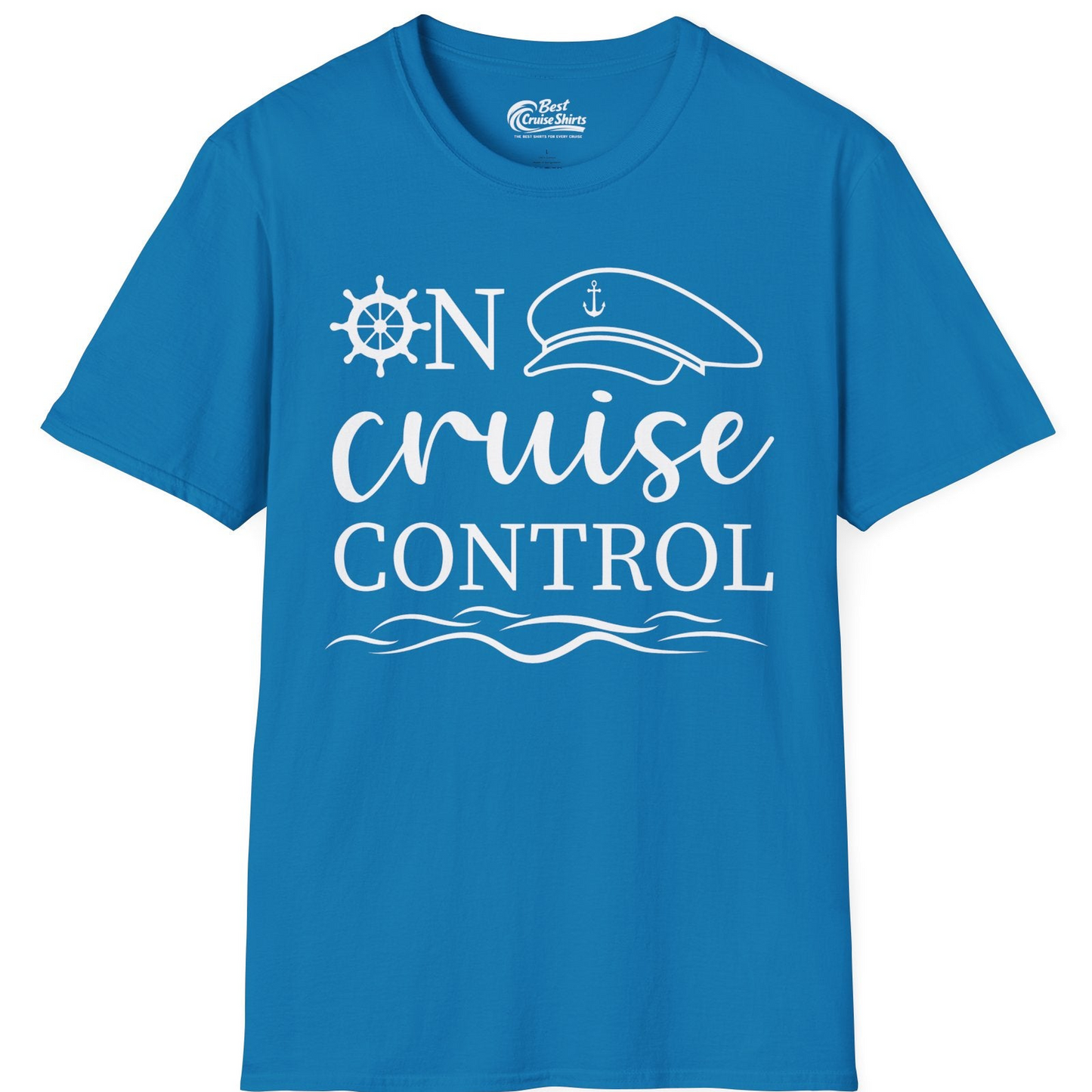 On Cruise Control Shirt T-Shirt – Sapphire – Best Cruise Shirts