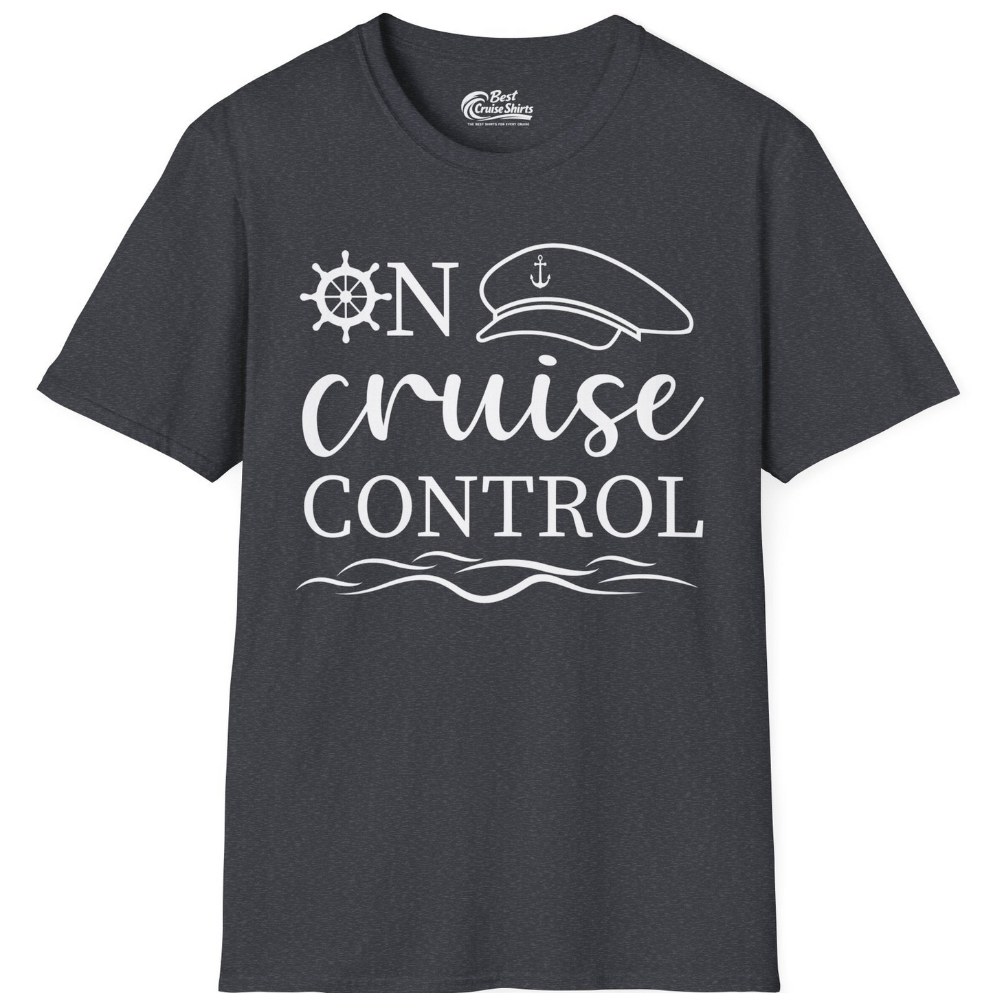 On Cruise Control Shirt T-Shirt – Dark Heather Grey – Best Cruise Shirts