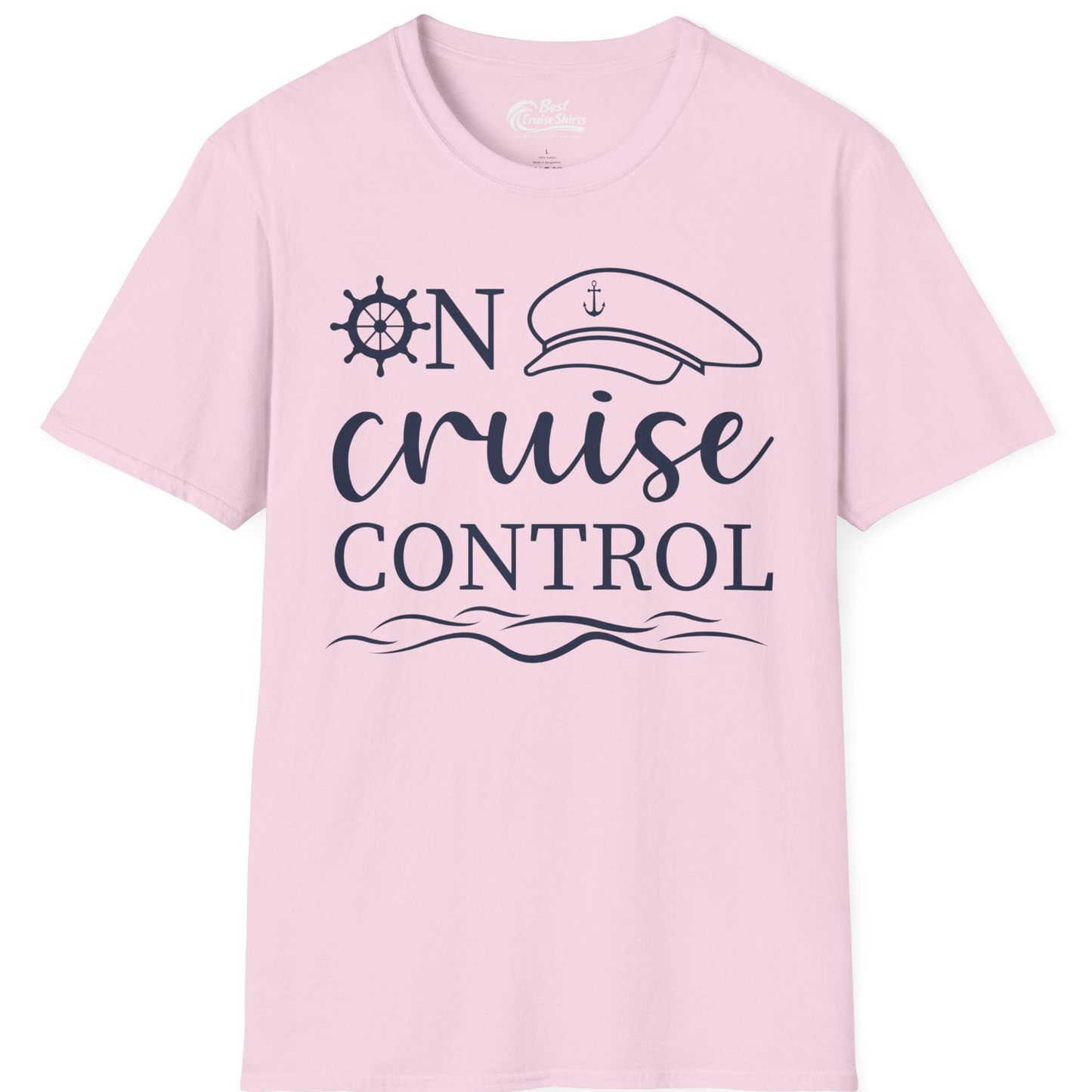 On Cruise Control Shirt T-Shirt – Light Pink – Best Cruise Shirts