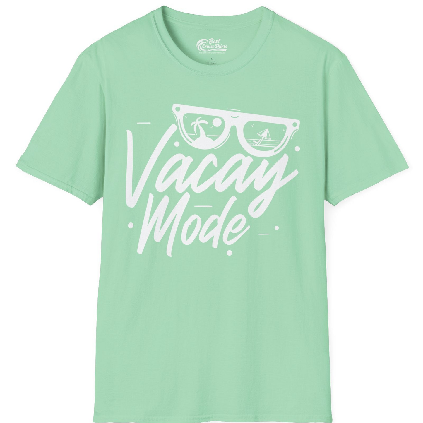 Vacay Mode Shirt T-Shirt – Mint Green – Best Cruise Shirts