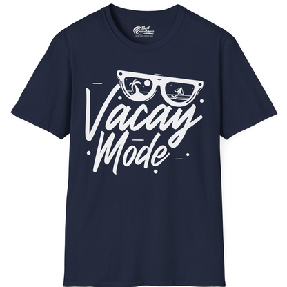 Vacay Mode Shirt T-Shirt – Navy – Best Cruise Shirts