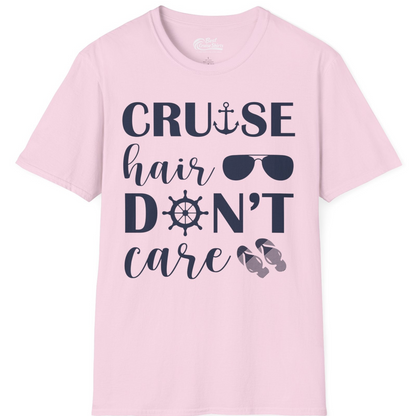 Cruise Hair Don't Care Shirt T-Shirt – Light Pink – Best Cruise Shirts