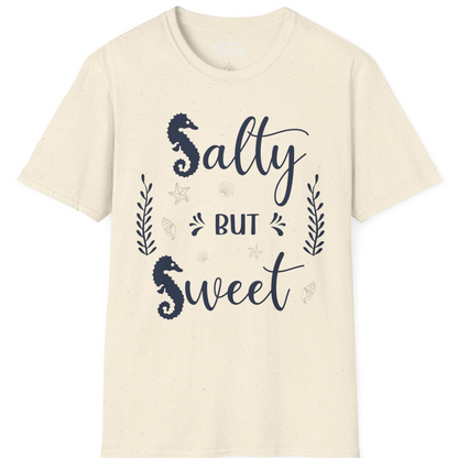 Salty But Sweet Seahorse Ocean Beach Shirt T-Shirt – Natural – Best Cruise Shirts