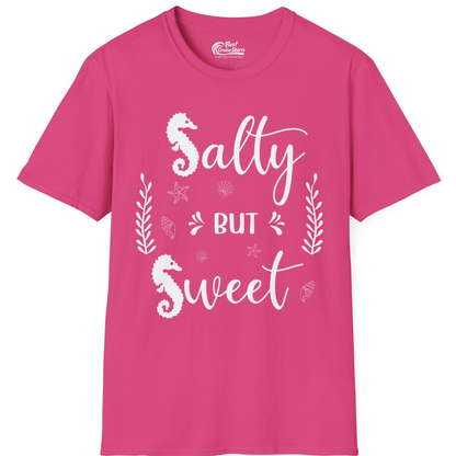 Salty But Sweet Seahorse Ocean Beach Shirt T-Shirt – Heliconia – Best Cruise Shirts
