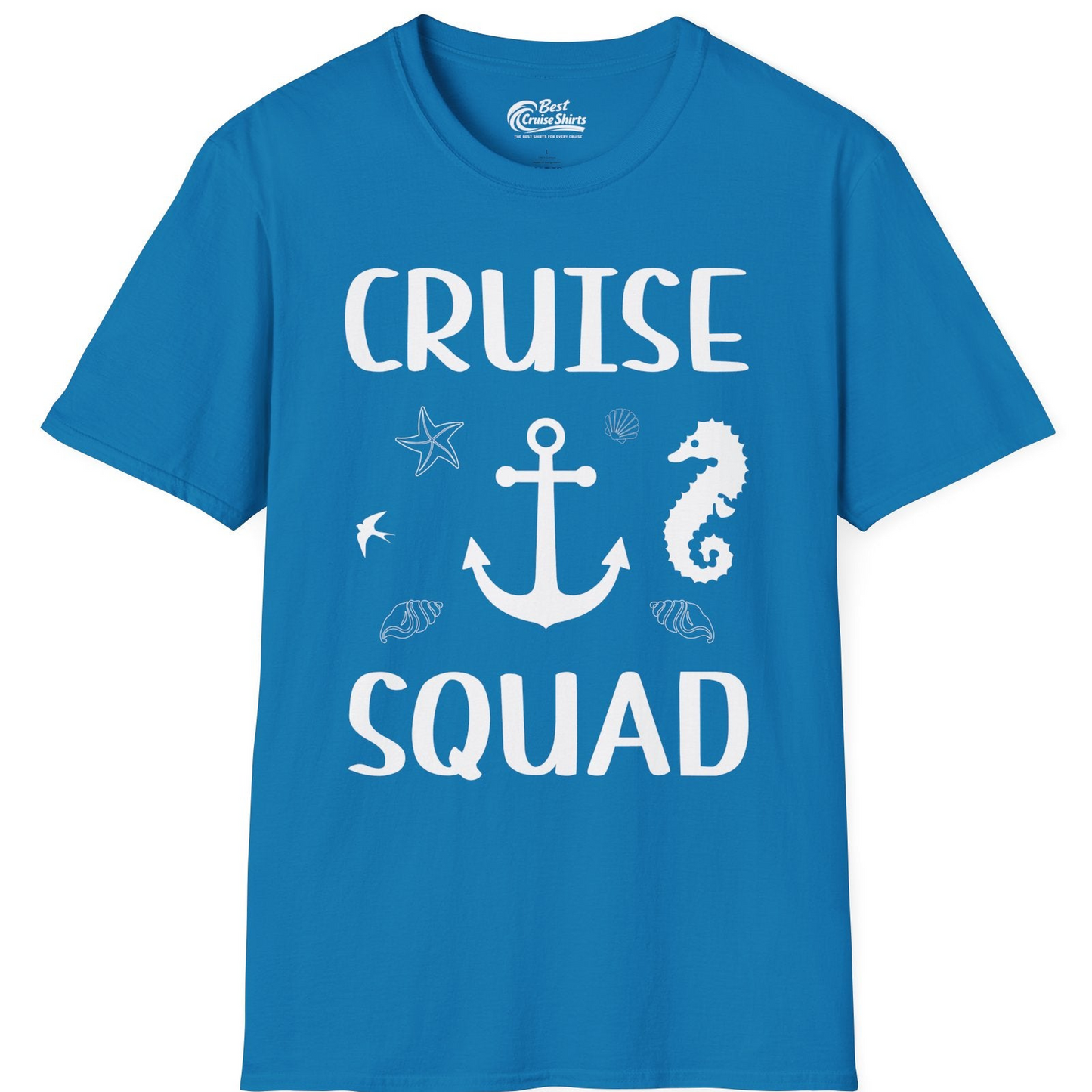 Cruise Squad Shirt T-Shirt – Sapphire – Best Cruise Shirts