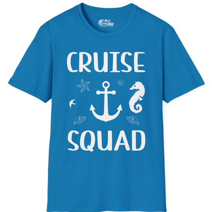 Cruise Squad Shirt T-Shirt – Sapphire – Best Cruise Shirts