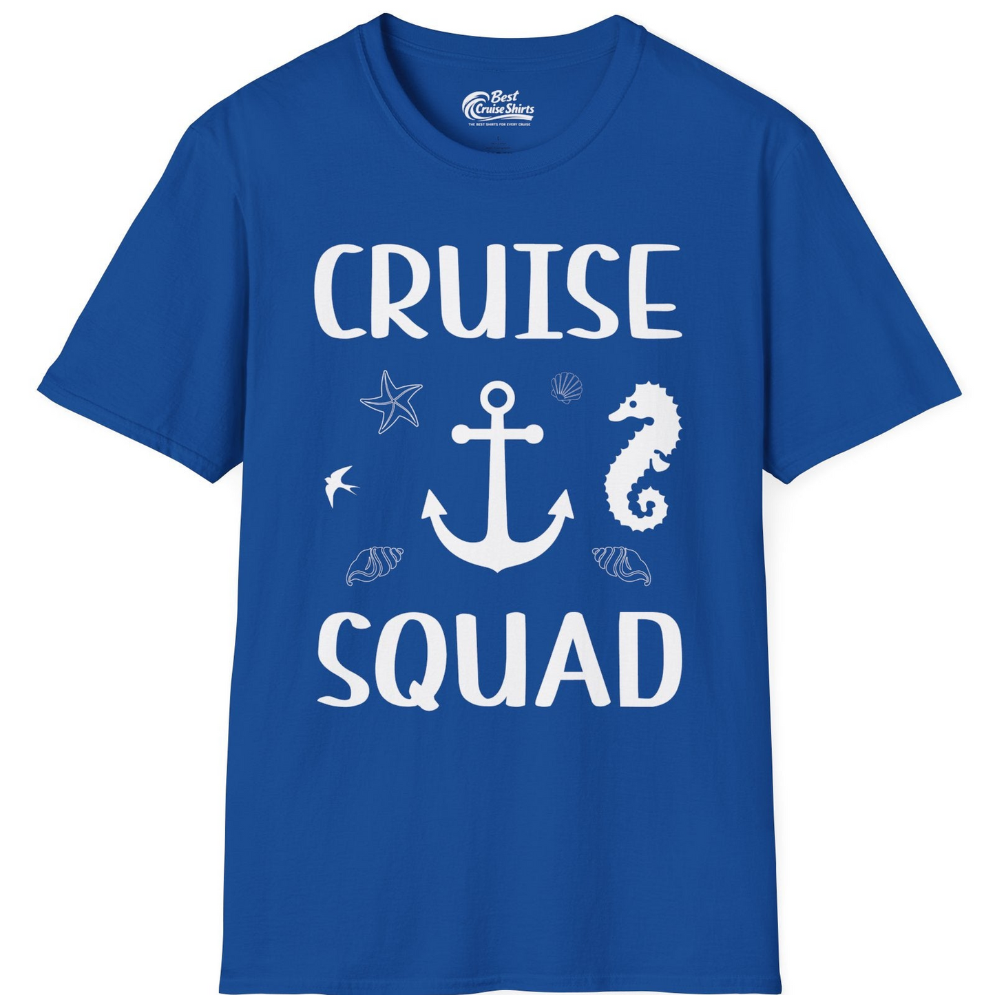 Cruise Squad Shirt T-Shirt – Royal – Best Cruise Shirts