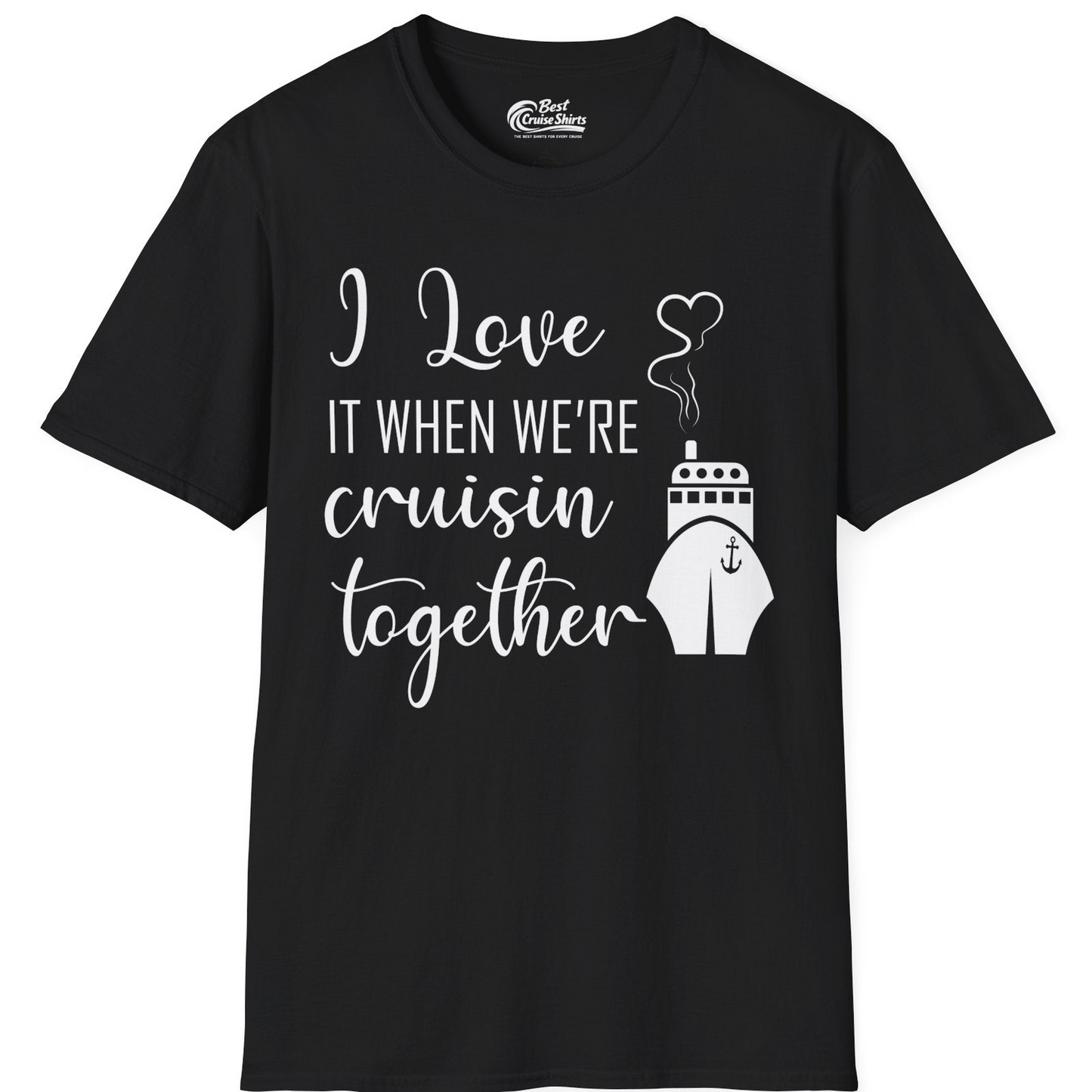 Cruise Couple Shirt T-Shirt – Black – Best Cruise Shirts