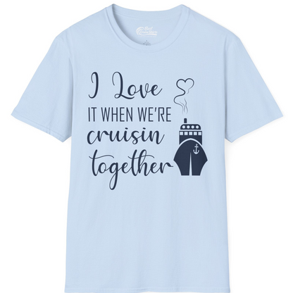 Cruise Couple Shirt T-Shirt – Light Blue – Best Cruise Shirts