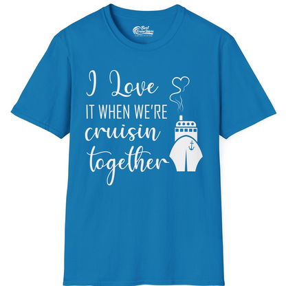 Cruise Couple Shirt T-Shirt – Sapphire – Best Cruise Shirts