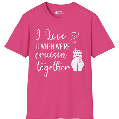 Cruise Couple Shirt T-Shirt – Heliconia – Best Cruise Shirts
