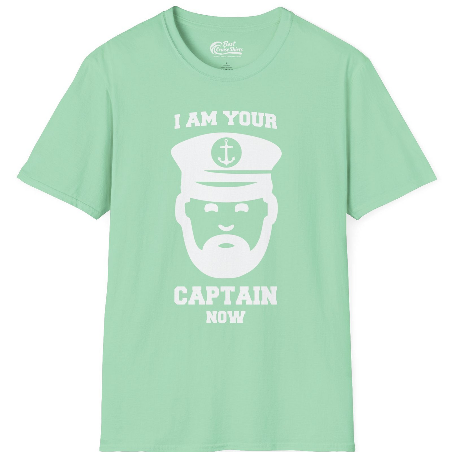 Funny Captain Shirt T-Shirt – Mint Green – Best Cruise Shirts