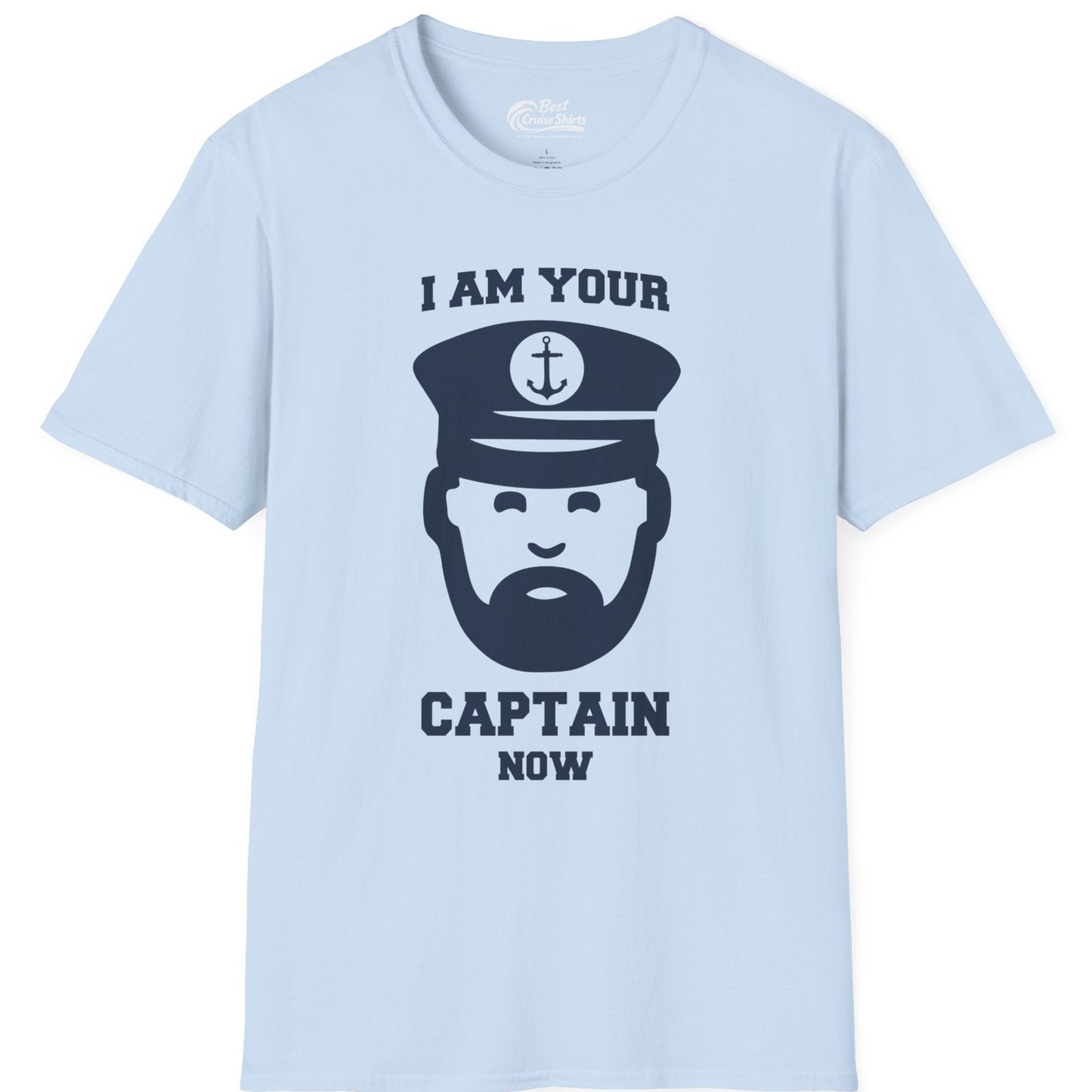 Funny Captain Shirt T-Shirt – Light Blue – Best Cruise Shirts