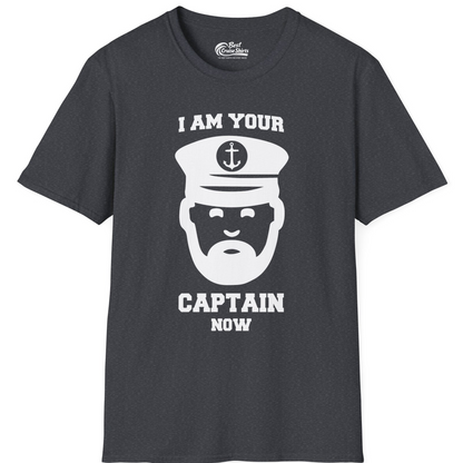 Funny Captain Shirt T-Shirt – Dark Heather Grey – Best Cruise Shirts