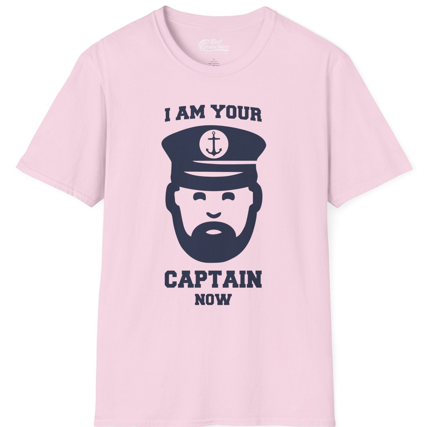 Funny Captain Shirt T-Shirt – Light Pink – Best Cruise Shirts