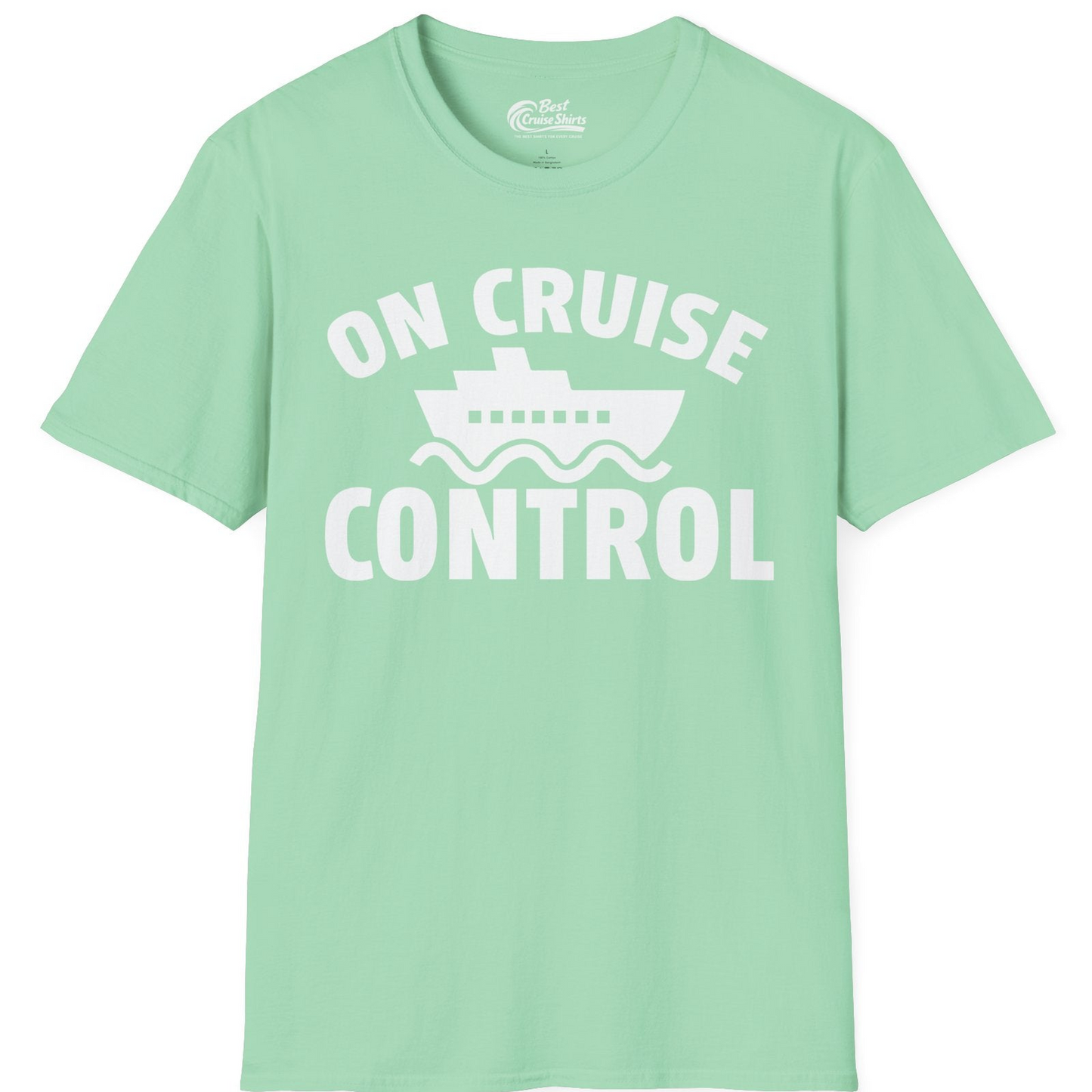 On Cruise Control Shirt T-Shirt – Mint Green – Best Cruise Shirts