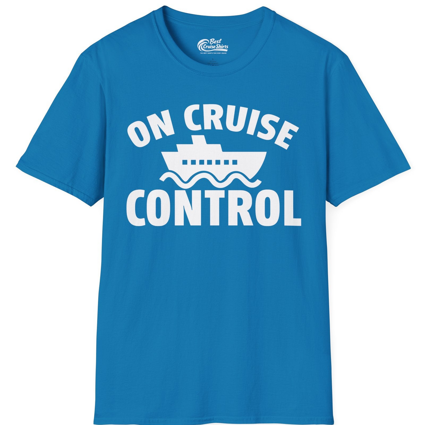 On Cruise Control Shirt T-Shirt – Sapphire – Best Cruise Shirts