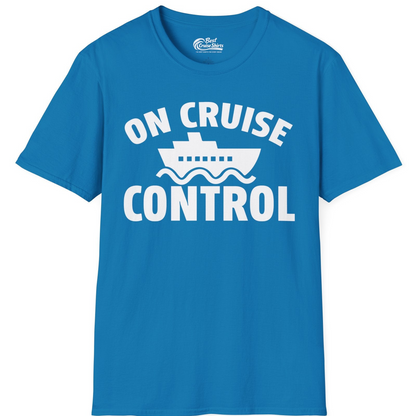 On Cruise Control Shirt T-Shirt – Sapphire – Best Cruise Shirts