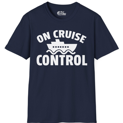 On Cruise Control Shirt T-Shirt – Navy – Best Cruise Shirts