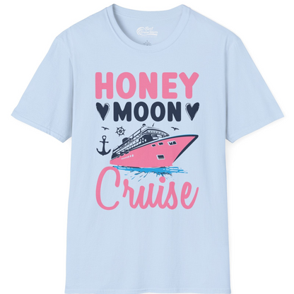 Honeymoon Cruise Shirt T-Shirt – Light Blue – Best Cruise Shirts