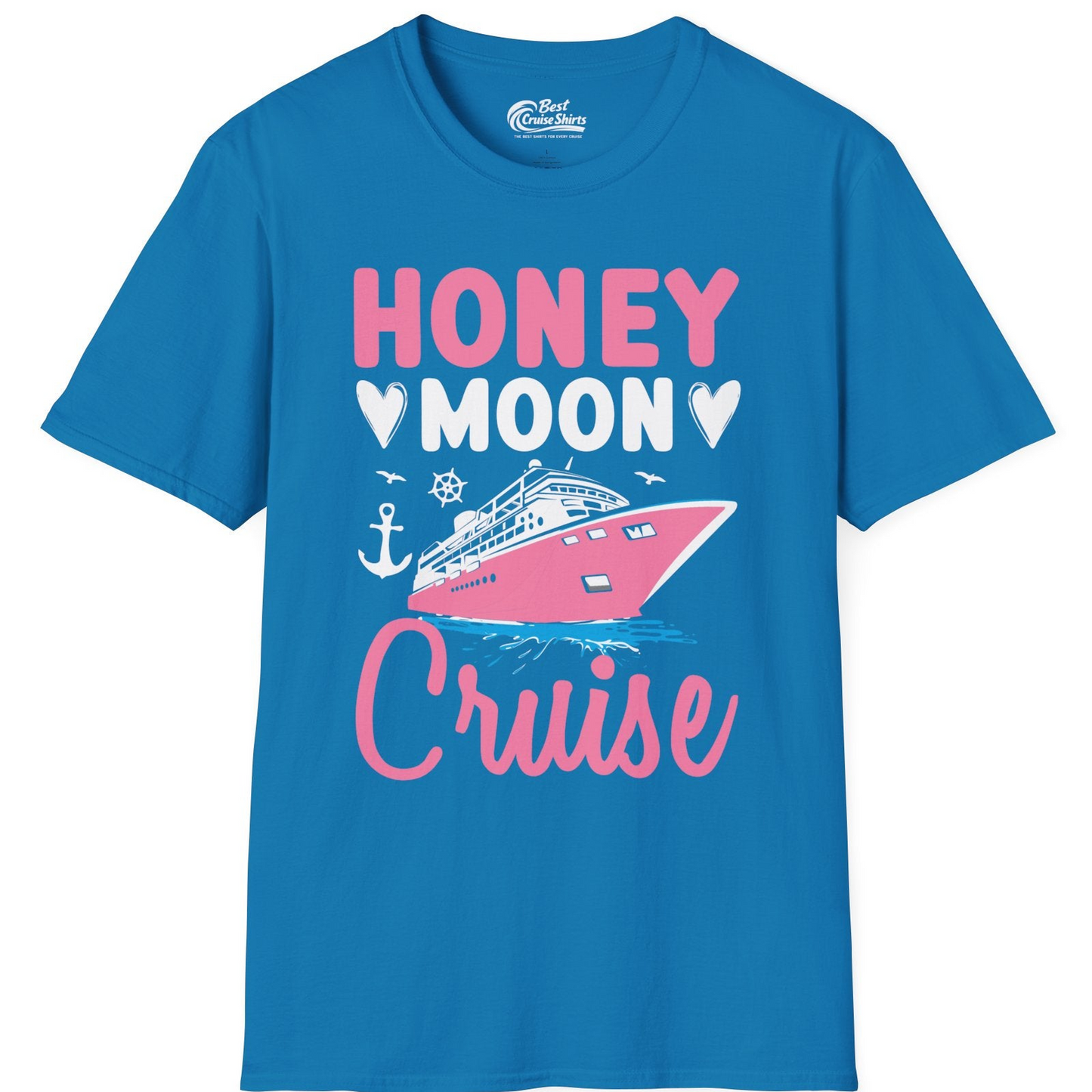 Honeymoon Cruise Shirt T-Shirt – Sapphire – Best Cruise Shirts