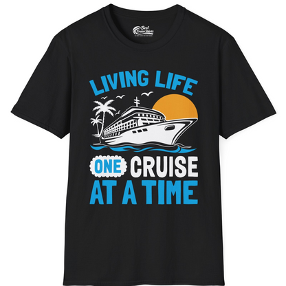 Cruise Ship Tropical Sunset Shirt T-Shirt – Black – Best Cruise Shirts