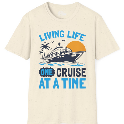 Cruise Ship Tropical Sunset Shirt T-Shirt – Natural – Best Cruise Shirts