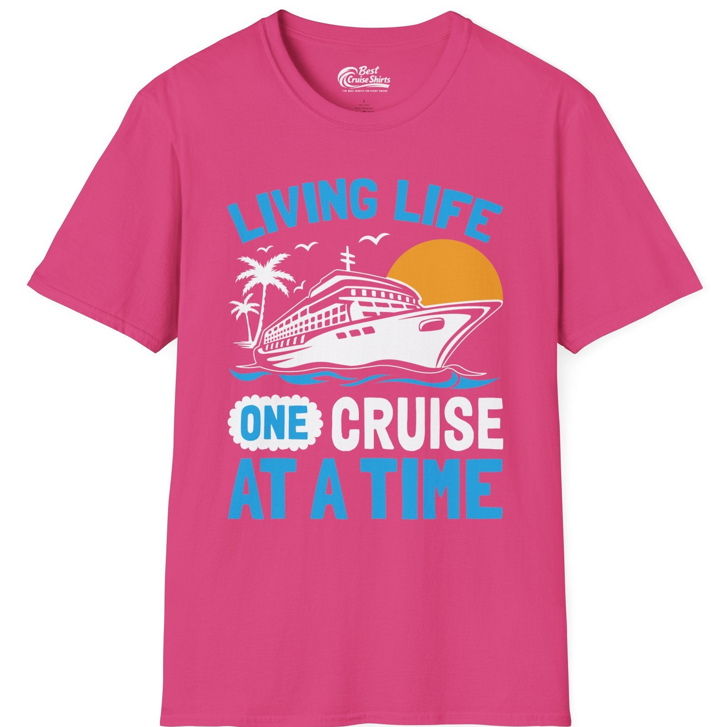 Cruise Ship Tropical Sunset Shirt T-Shirt – Heliconia – Best Cruise Shirts