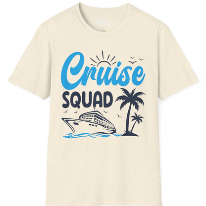 Cruise Squad Shirt T-Shirt – Natural – Best Cruise Shirts