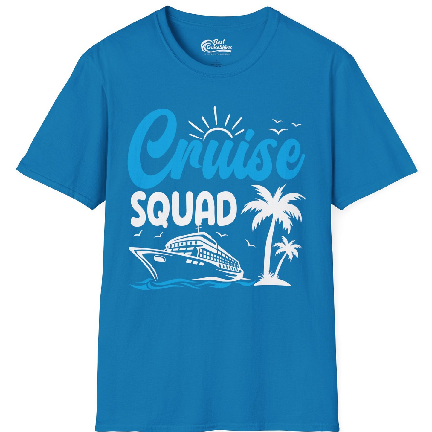 Cruise Squad Shirt T-Shirt – Sapphire – Best Cruise Shirts