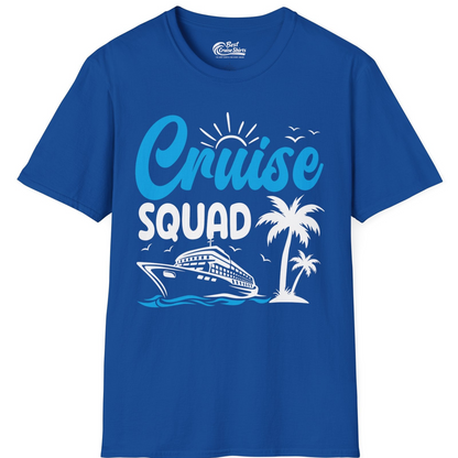 Cruise Squad Shirt T-Shirt – Royal – Best Cruise Shirts