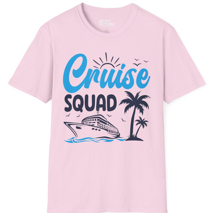 Cruise Squad Shirt T-Shirt – Light Pink – Best Cruise Shirts