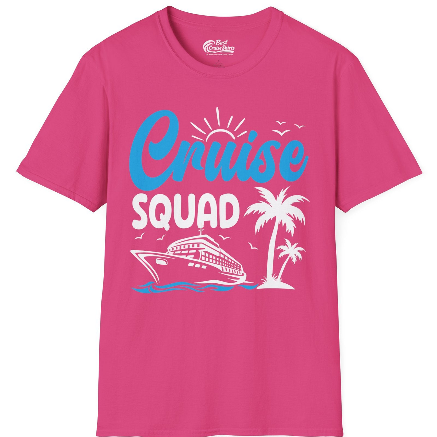 Cruise Squad Shirt T-Shirt – Heliconia – Best Cruise Shirts