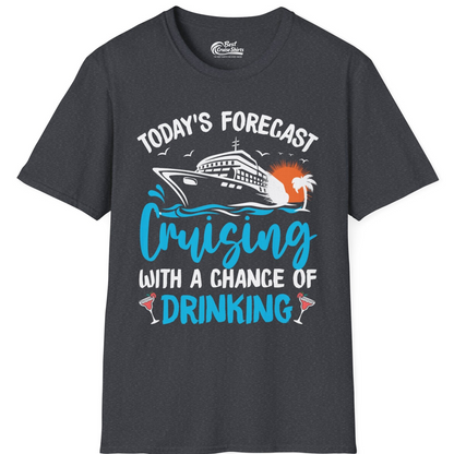 Cruise Drinking Shirt T-Shirt – Dark Heather Grey – Best Cruise Shirts