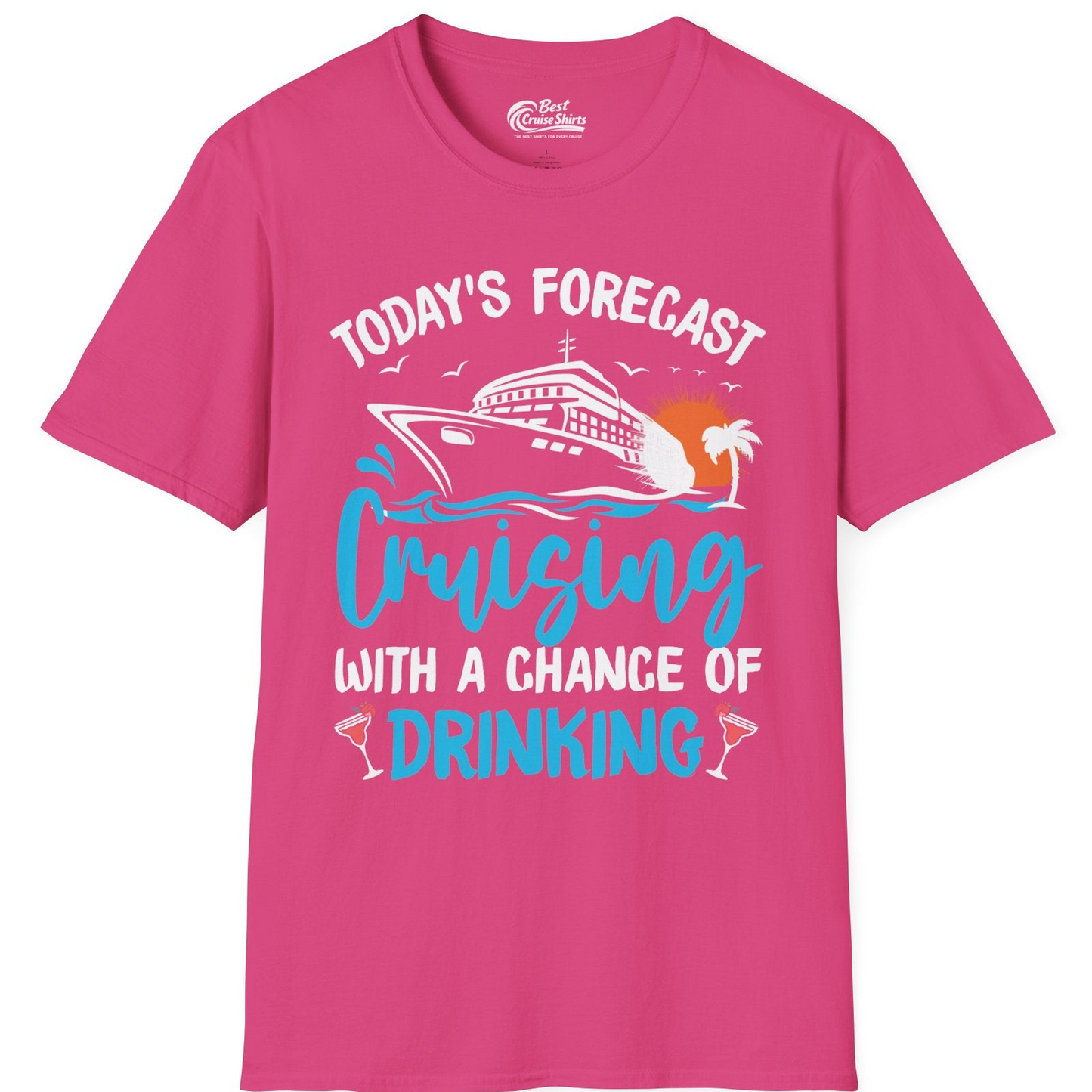 Cruise Drinking Shirt T-Shirt – Heliconia – Best Cruise Shirts