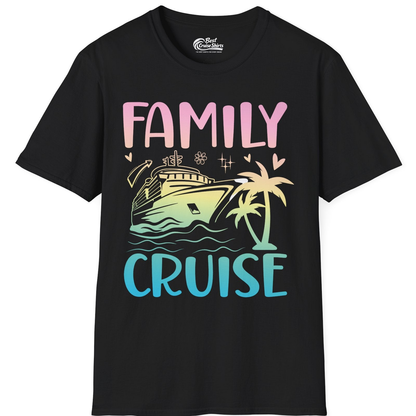 Family Cruise Shirt T-Shirt – Black – Best Cruise Shirts