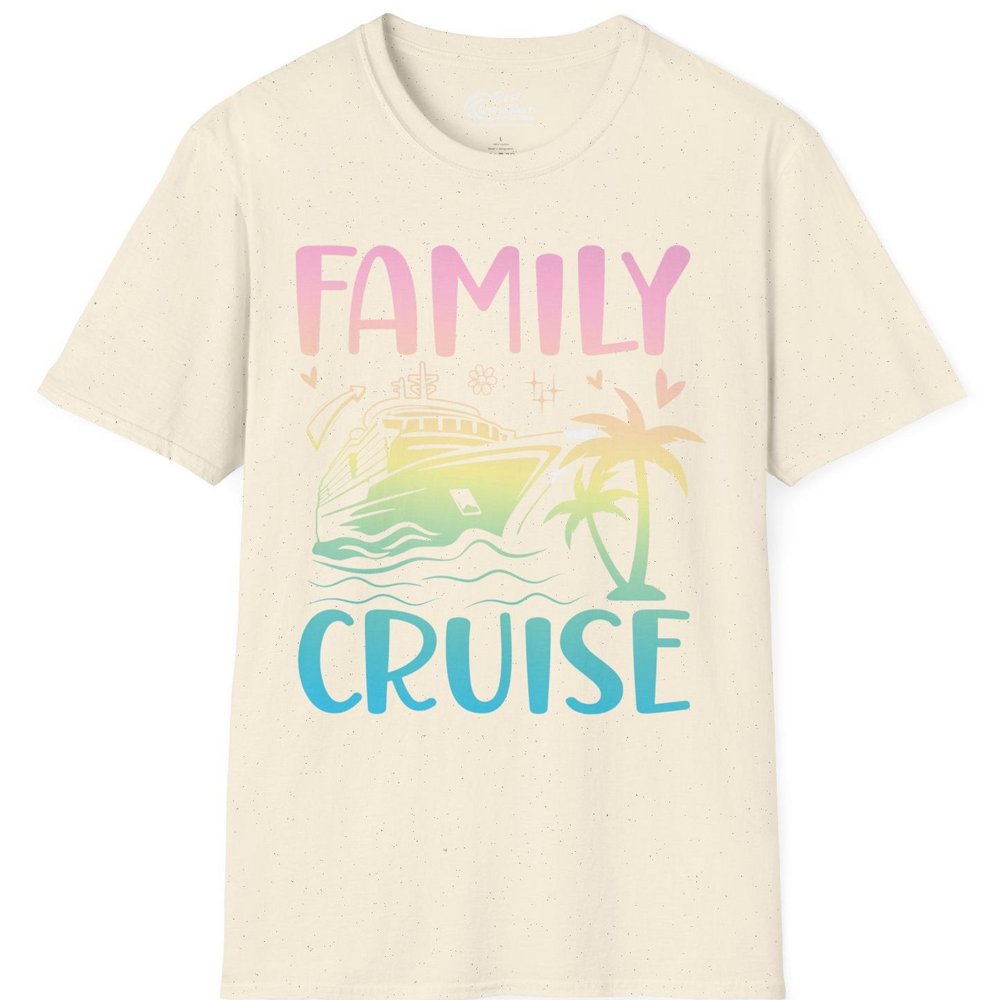 Family Cruise Shirt T-Shirt – Natural – Best Cruise Shirts