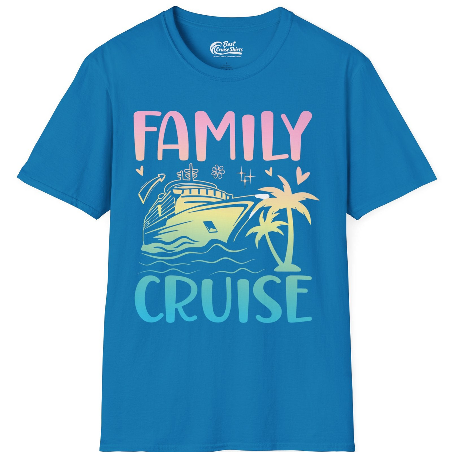 Family Cruise Shirt T-Shirt – Sapphire – Best Cruise Shirts